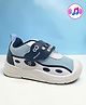 STAR KIDZ Monster Face Designed Velcro Closure Musical Shoes - Blue