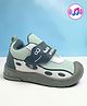 STAR KIDZ Monster Face Velcro Closure Musical Shoes - Green