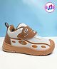 STAR KIDZ Monster Face Velcro Closure Musical Shoes - Tan