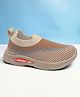 STAR KIDZ Colour Blocked Slip On Shoes - Brown