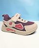 STAR KIDZ Mesh Detailed Velcro Closure Shoes - Maroon
