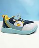 STAR KIDZ Bear Applique Detailed Velcro Closure Shoes - Navy Blue