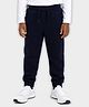 Mi Arcus Knit Solid Joggers - Navy Blue