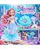 Elecart  Height 29 cm Mermaid Fashion Doll Playset for Girls with Sparkly Tail, Handbag & Accessories, Fantasy Princess Doll Toy for Pretend Play and Birthday Gifts