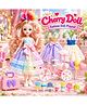 Elecart Height 26 cm Fashion Doll Playset for Girls with Extra Dresses, Pink Tricycle, Rolling Suitcase, Balloons & Pretend Sweets, Princess Dress-Up Doll with Accessories, Imaginative Role Play Toy