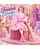 Elecart 31 cm Fashion Doll for Girls with Plush Coat and Mini Purse Stylish Princess Doll with Extra Long Sparkling Hair, Dress Up & Pretend Play Toy, Creative Fashion Gift for Kids, Birthday Gift