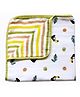 Masilo Organic Cotton Muslin Blanket For Infant/Baby's Nursery 70 x 70 cm, Lightweight & Comfortable, 0 to 2 Years - Toucan - Yellow