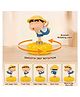 YAMAMA Crayon Shinchan Rotating Action Figure Smooth 360 Degree Rotation Car Dashboard Ornament Collectible Desktop Figure Toy.