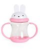 Twin Handle Sipper Cup Bunny Design Pink White -  320 ml