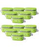 Milton Executive Lunch Box Pack Of 12 - Green