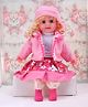 ToyMark Doll With Jacket Light Pink - Height 55 cm