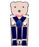 Kidofash Solid Suspenders - Blue