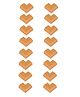 Safe-O-Kid High Density L-Shape Small Corner Cushions Light Brown - Pack of 16
