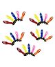 Toy Jumble Pack of 25 Happy Birthday Printed Led Multicolor Light up Balloons with Glowing Effect for Parties