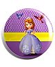 Funcart Sofia The Princess Plastic Button Pin Badge - Purple