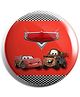 Funcart Disney Pixar Car Plastic Button Pin Badge - Red