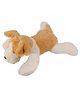 Ultra Lying Dog Soft Toy Beige - Height 35.5 cm