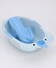 Large Size Baby Bath With Bath Rack - Blue