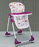 LuvLap Royal High Chair for Babies, EN 71 Certified, 3-Position Recline, 7-Level Height Adjustment, Adjustable Footrest, Feeding Chair for 6 Months+  Purple
