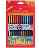 Faber Castell 24 Grip Erasable Crayons (Packaging may vary)