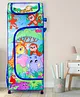 Babyhug Foldable 4 Shelved  Almirah With Wheels Jungle Baby Print - Blue