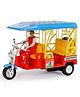 Centy E- Rickshaw Pull Back Toy Model - Red & Blue