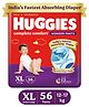 Huggies Complete Comfort Wonder Pants, India's Fastest Absorbing Diaper | XL Size, 56 Diapers