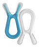 Zoli Bunny Teether Pack of 2 - Blue White