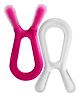 Zoli Bunny Teether Pack of 2 - Pink White