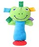 Froggy Soft Plush Hand Rattle - Blue & Green
