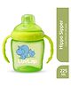 LuvLap Hippo Spout Sipper for Infant/Toddler, 225ml, Anti-Spill Sippy Cup with soft Silicone Spout, BPA Free, Sipper with handles, 6m+ (Green)