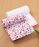 Babyhug 3 in 1 Premium Baby Cotton Muslin Wrapper Cum Swaddle Floral Print Pack of 2  - Pink