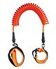 Syga Anti Lost Safety Velcro Wrist Bracelet With Extra Long Harness - Orange