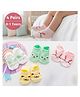 Syga Ankle Length Socks 4 Pairs - Multicolour