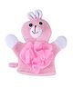 Syga Animal Bathing Gloves Bunny Face & Hands - Pink