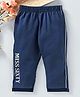 Meng Wa Full Length Lounge Pant Text Print - Blue