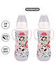 Small Wonder Twin Handle Feeding Bottle White Set of 2 - 250 ml Each