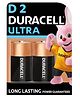 Duracell Ultra Alkaline D Batteries - Pack of 2