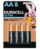 Duracell Ultra AA Battery, pack of 8, High-Drain Devices, Digital Camera, Toy, Electric Toothbrush