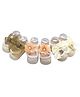 Syga Anti Bacterial & Anti Slip Ankle Length Socks Pack of 3 - Beige