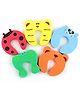 Syga Animal Shapped Foam Door Stopper Multicolor - Pack of 5