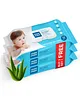 Mee Mee Caring Baby Wet Wipes With Lid - 3 Packs Of 72 Pieces