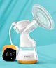 Babyhug Smart n Silent Electric Breast Pump| Natural Sucking Rhythm| Special Redual Milk Extraction| Rechargeable Battery| Anti Back Flow| Silent & Discreet| Last Used Memory| 3 Modes| 9 Levels Each