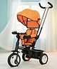 Baybee Mario Sportz The Stylish 3 in 1 Plug & Play Tricycle With Canopy & Parent Control - Orange