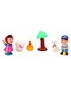 Speedage Family And Animal Squeeze Bath Toys Multicolour - 6 Pieces