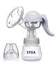 Syga Manual Breast Pump With Lid White - 150 ml
