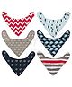 Kassy Pop Bandana Bibs Multiprint Pack of 6 - Multicolor