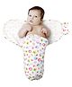 Kassy Pop Adjustable Swaddle Wrap Animal Print - White