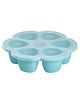 Beaba Silicone Baby Food Multiportion Storage Tray Windy Blue - 6 x 90ml