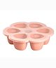 Beaba Silicone Baby Food Multiportion Storage Tray Vintage Pink - 6 x 90ml